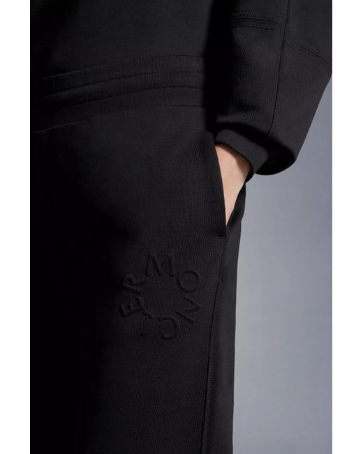Moncler Black Logo Patch Track Pants