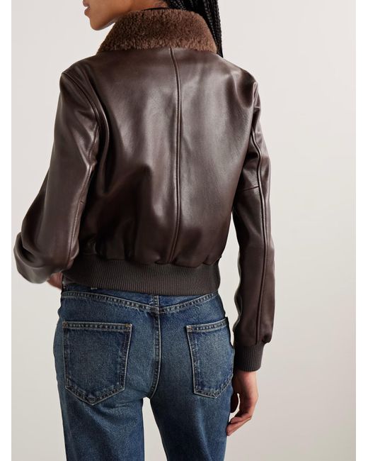 Nili Lotan Brown Tom Leather Jacket