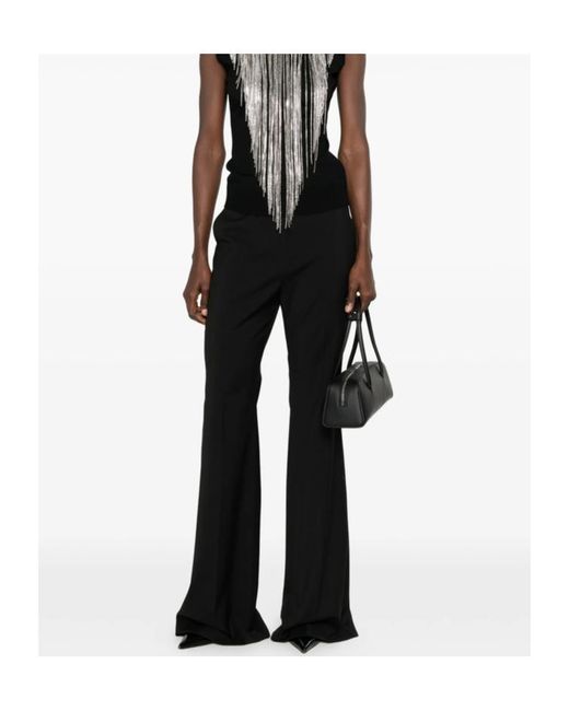 Sportmax Black Casual Pants With Belt Loops