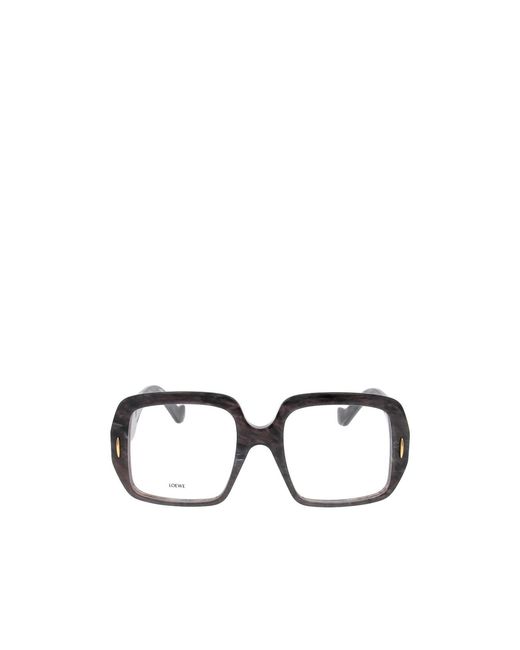 Loewe White Butterfly Frame Glasses