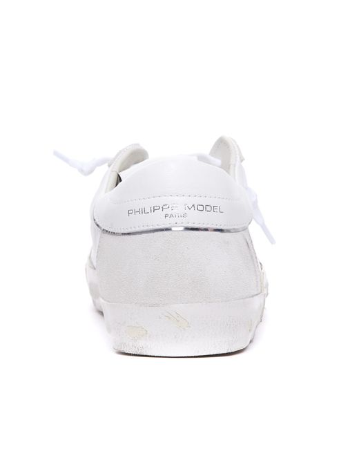 Philippe Model White Prsx Low-Top Sneakers for men