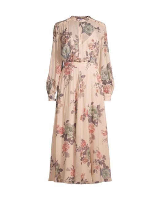 Marella Pink Long-Sleeved Dress