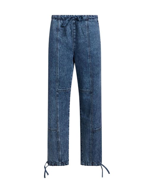 Rag & Bone Blue Straight Denim Trousers