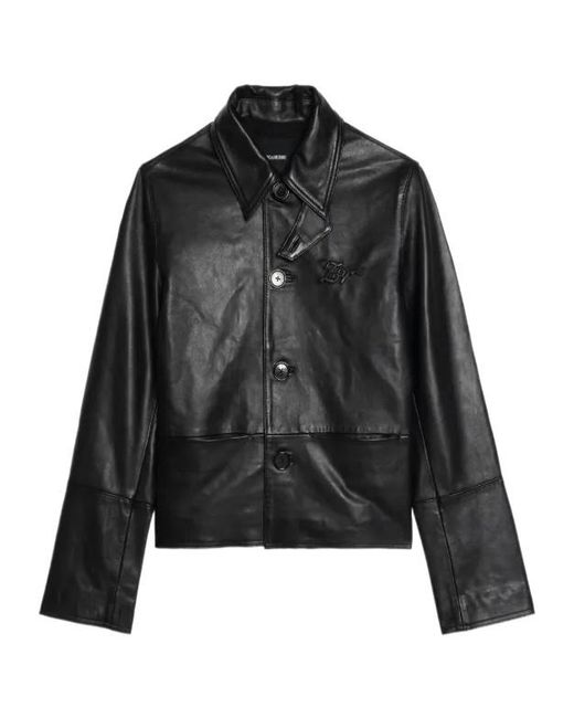 Zadig & Voltaire Black Lessa Button Jacket