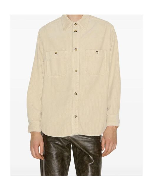 Isabel Marant Natural Long Sleeve Shirt for men