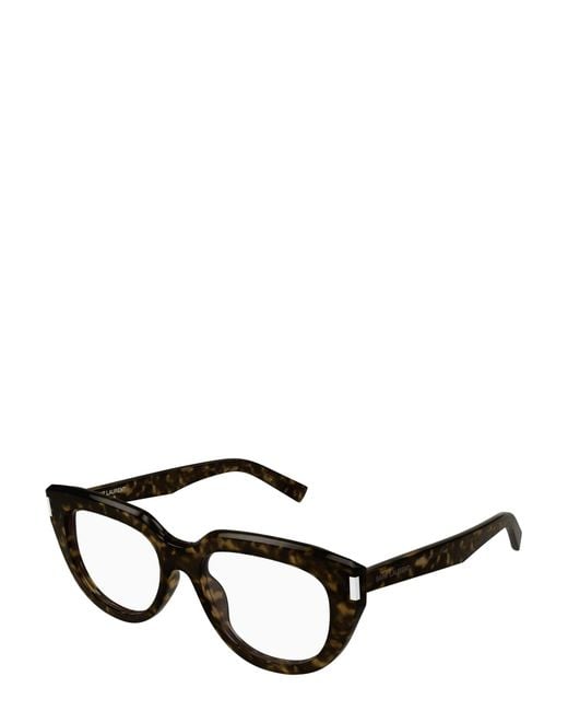 Saint Laurent White Full Frame Plain Mirror