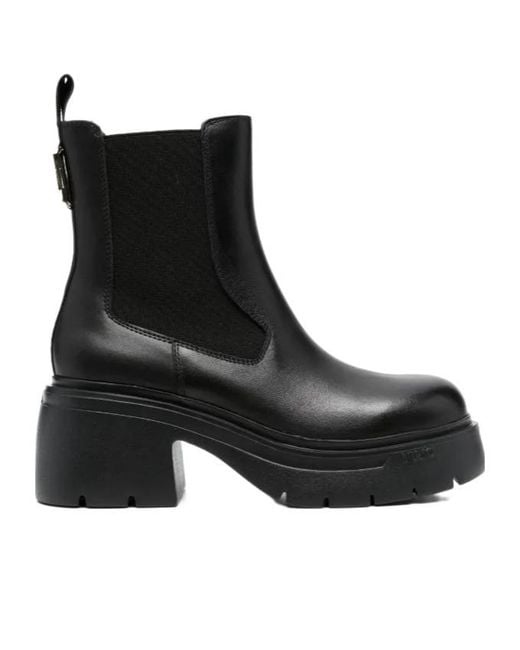 Liu Jo Black Carrie 60Mm Leather Ankle Boots