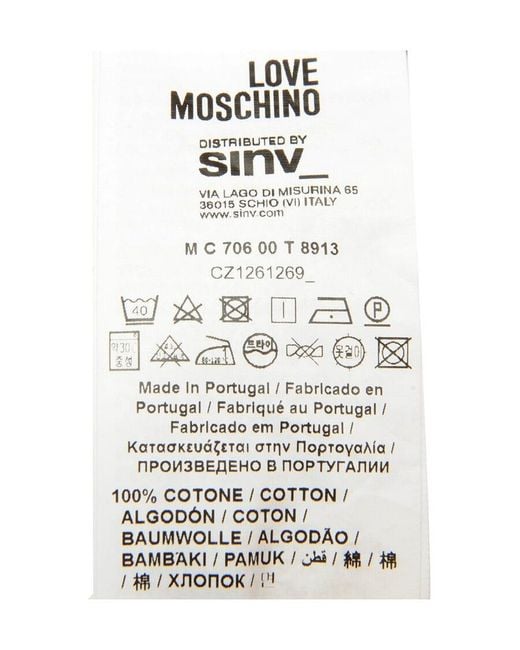 Moschino White Watermelon Printed Shirt for men
