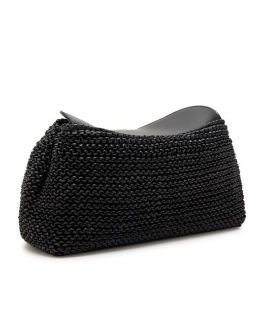 Totême Black Leather Clutch Bag