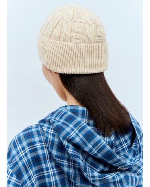 Acne Natural Flanged Hat