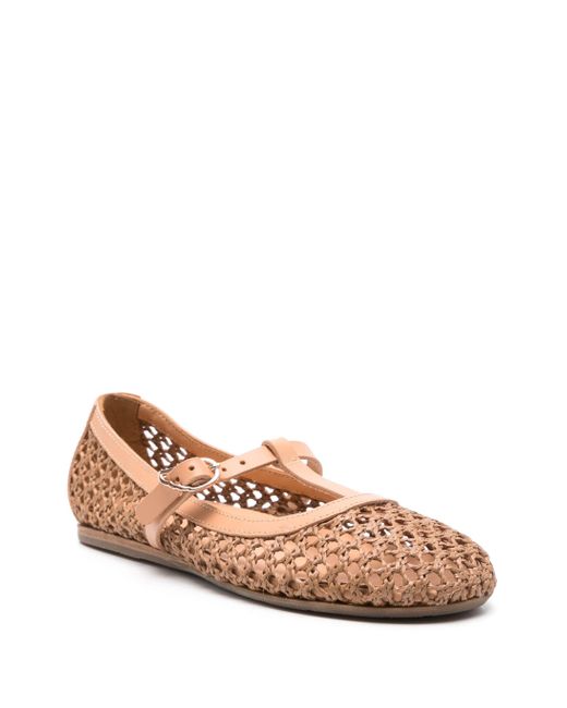 Ancient Greek Sandals Brown Aerati Ballerina Shoes