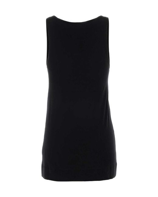 Dries Van Noten Black Hula Scoop-Neck Tank Top