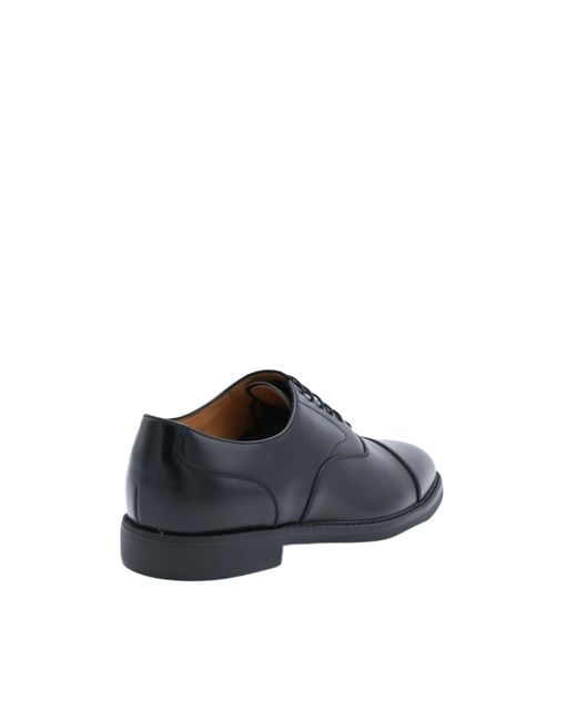 Church's Blue Pointed Toe Lace-Up Shoes for men