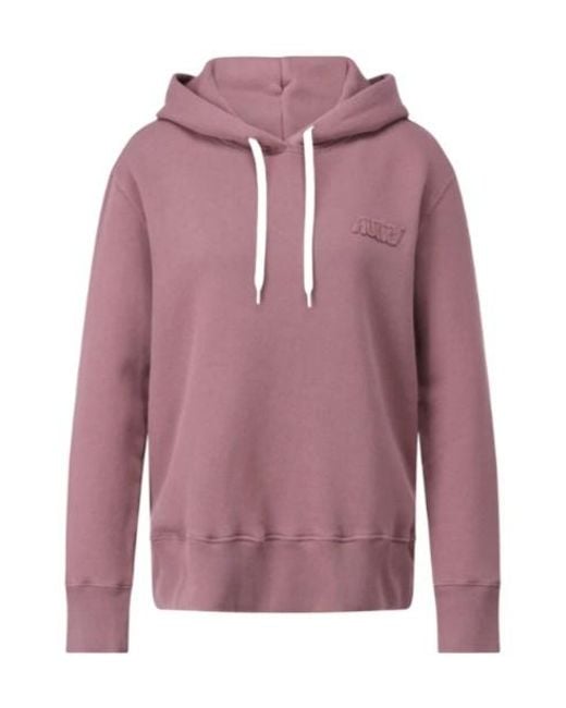 Autry Purple Hooded Sweater