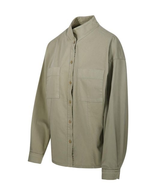 Forte_forte Green Button-Down Shirt