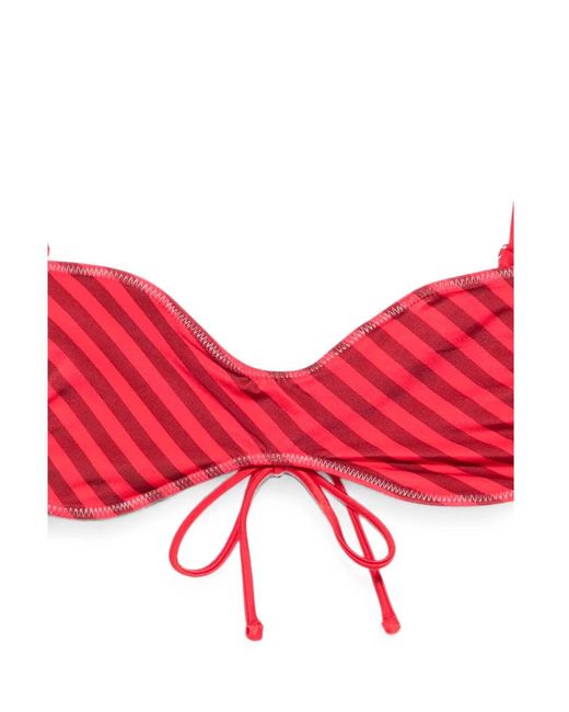 Frankie's Bikinis Red Tie-Side Bikini