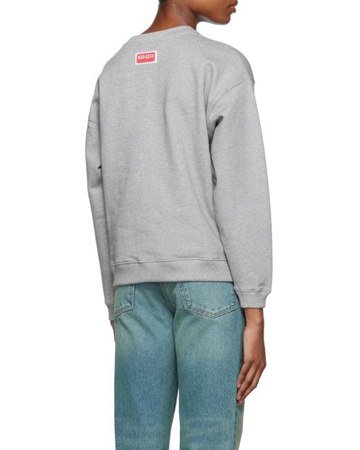 KENZO White 'Boke Flower' Sweatshirt