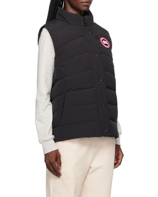 Canada Goose Black Freestyle High-Neck Down Gilet