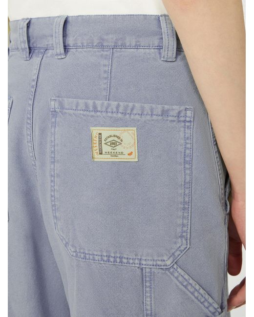 Weekend by Maxmara Blue Skipper Wide-Leg Trousers