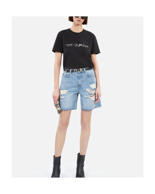 The Kooples Black Short-Sleeved T-Shirt