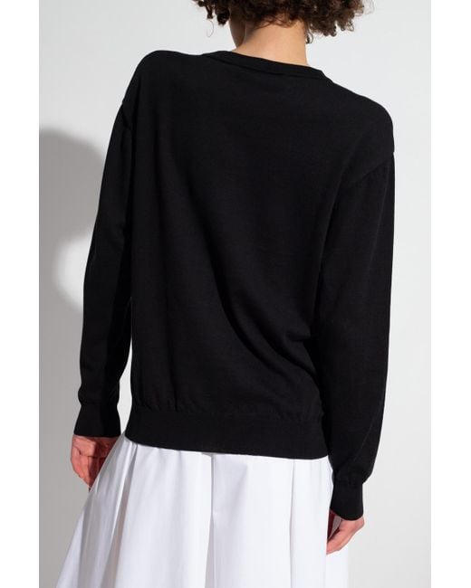 Moschino Blue Logo Sweater