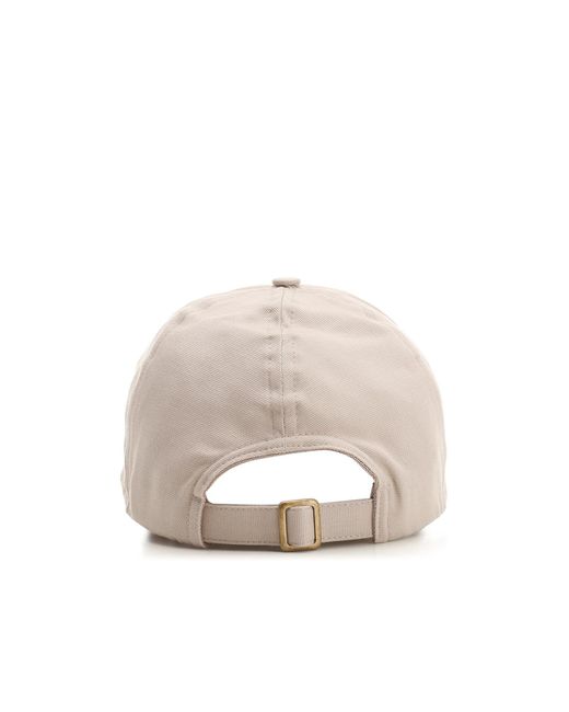 Vivienne Westwood Natural Orb Embroidered Baseball Cap for men