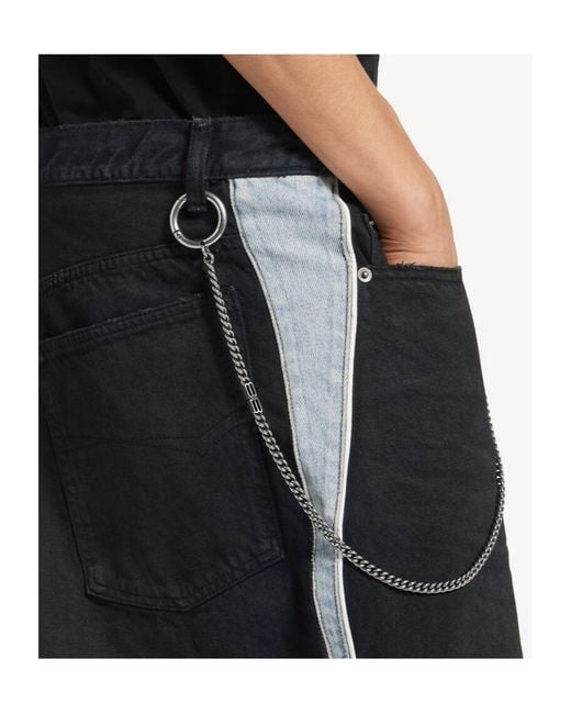 Balenciaga White Bb Icon Trouser Chain for men