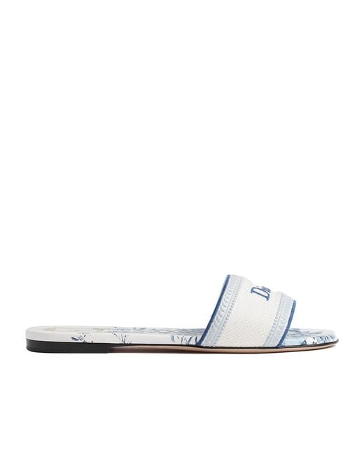 Dior White Dway Slide
