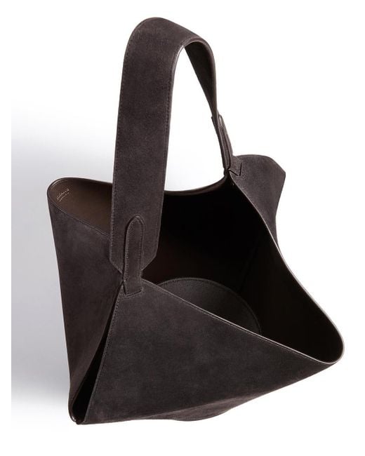 Khaite Black Lotus Small Tote Bag