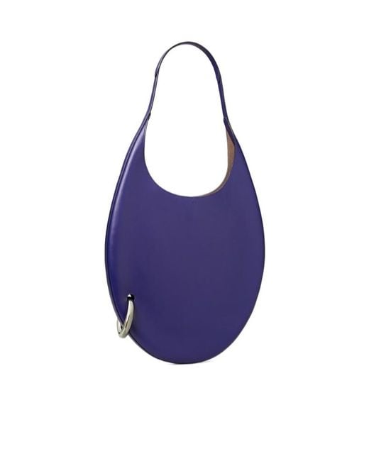 【関税込み】Tory Burch ネイビー Pierced バッグ Tory Burch Pierced Handbag in Blue | Lyst