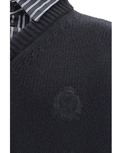 Balenciaga Blue Sweater for men