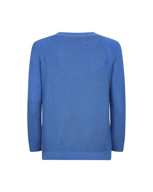 Weekend by Maxmara Blue Aere Crewneck Knitted Jumper