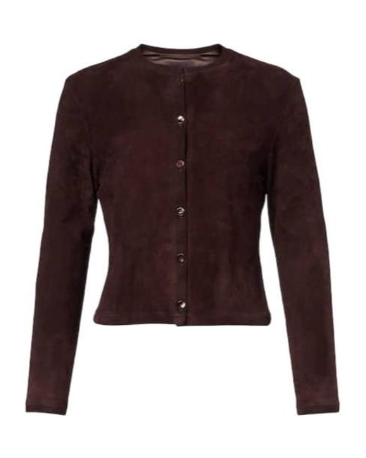 Stouls Brown Astrid Suede Cardigan