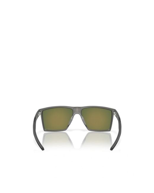 Oakley Orange Geometric Frame Sunglasses for men