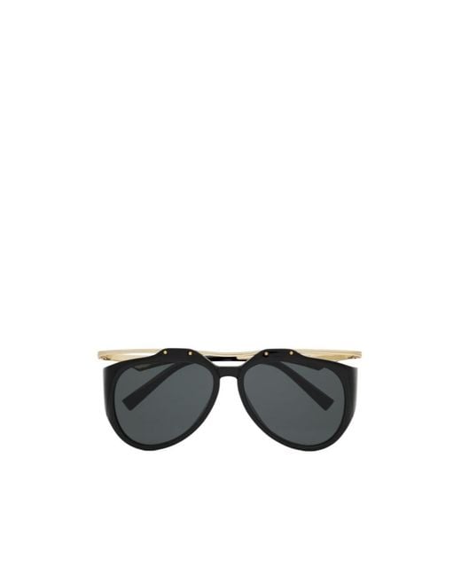 Saint Laurent Black Eyewear Amelia Aviator Sunglasses for men