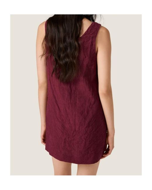 Miu Miu Red Linen Dress