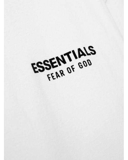 Fear Of God White Long-Sleeved T-Shirt for men