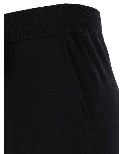 P.A.R.O.S.H. Black Drawstring Elastic Waist Pants