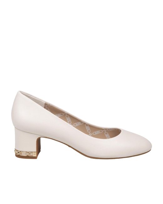 MICHAEL Michael Kors White Michael Kors June Flex Pumps