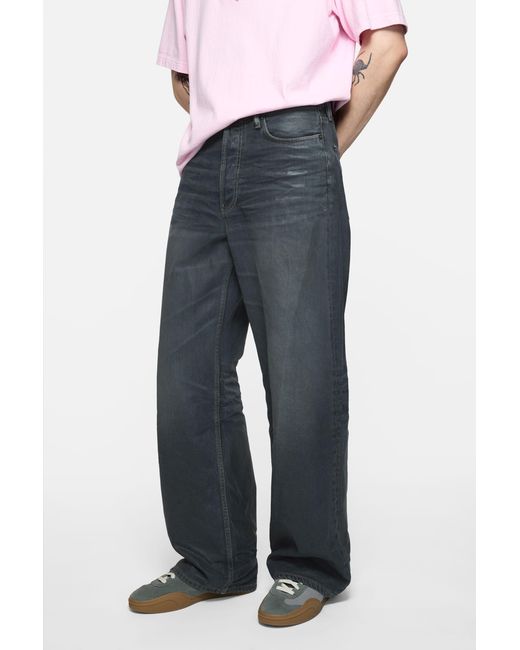 Acne Blue 1981 Logo-Patch Jeans for men