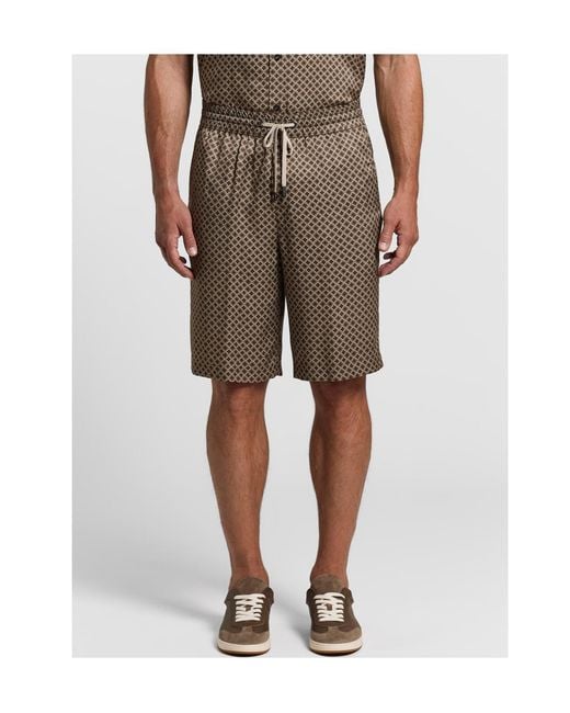 Peserico Natural Jogger Bermuda Shorts for men