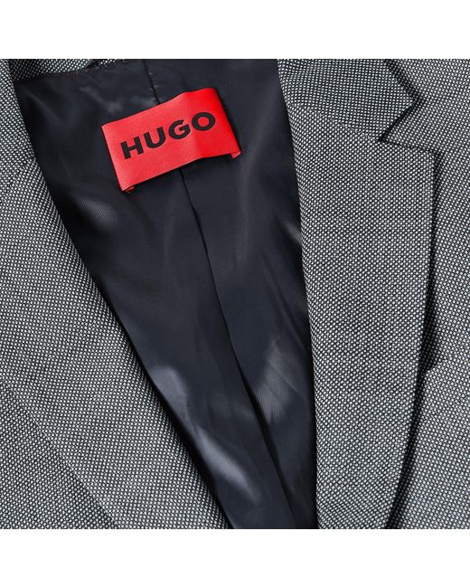 Boss Gray A Crisp Suit Jacket for men