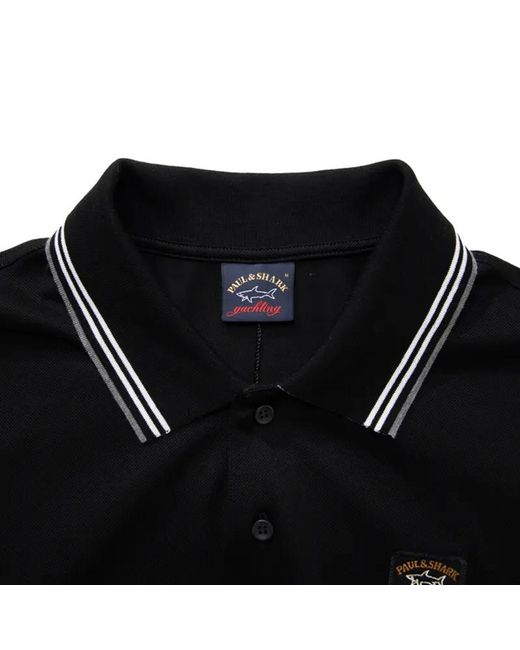 Paul & Shark Blue Logo Details Polo Shirt for men