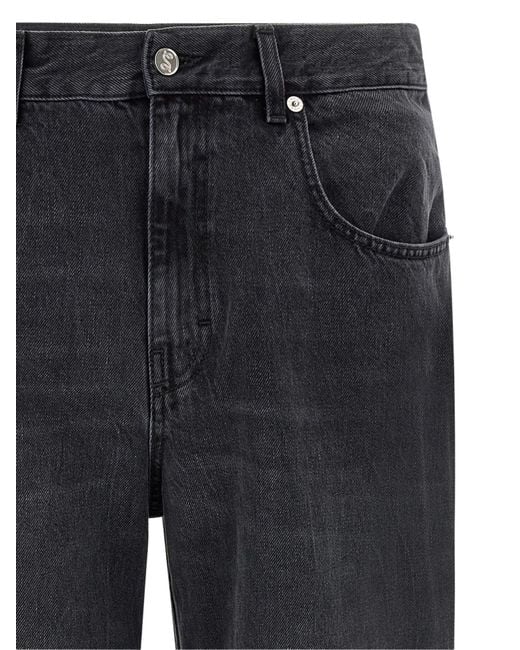 Séfr Blue Belt Loop Jeans for men