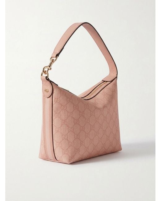 Gucci Pink Ophidia Gg Super Mini Shoulder Bag