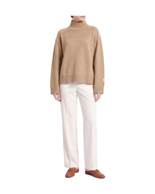 Tory Burch Natural Polo Necks