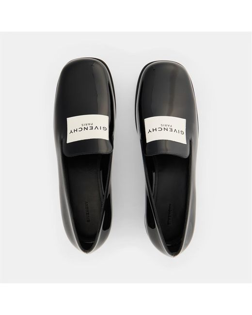 Givenchy Black Logo Detail Loafers