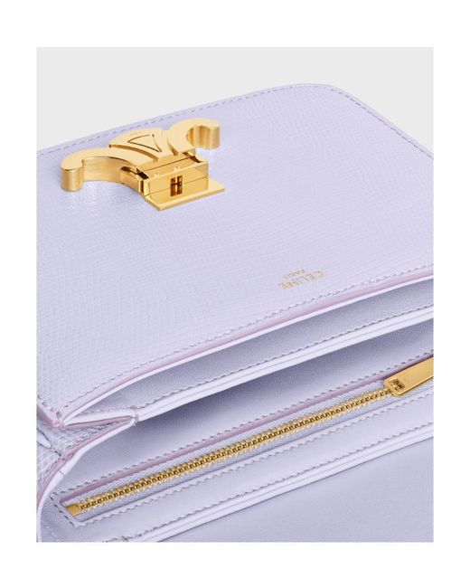 Céline Blue Teen Triomphe Bag