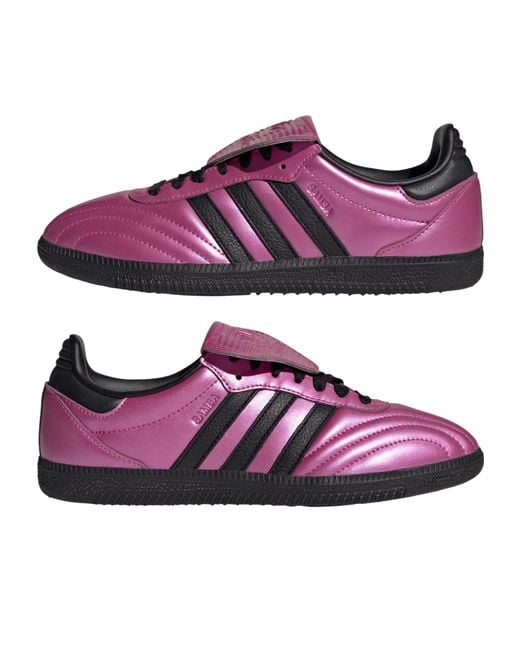 Adidas Originals Purple Samba Long Tongue Shoes for men