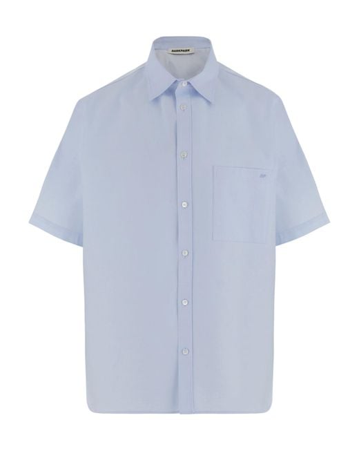 DARKPARK Blue Vale Short Sleeved Shirt for men